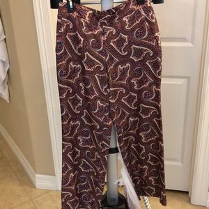 Theory paisley print pant